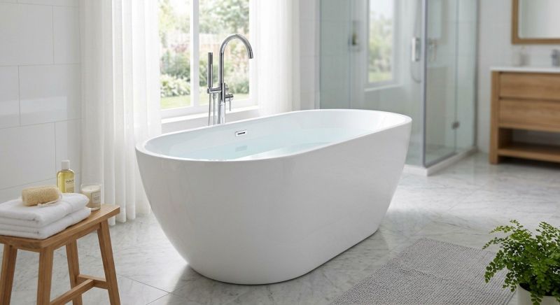 Freestanding Tub Installation in West Chester, PA